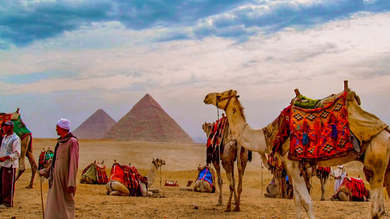 Pyramids of Giza and the Great Sphinx